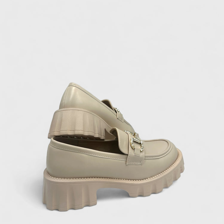 PANTOFI LOAFERS SAIL BEJ