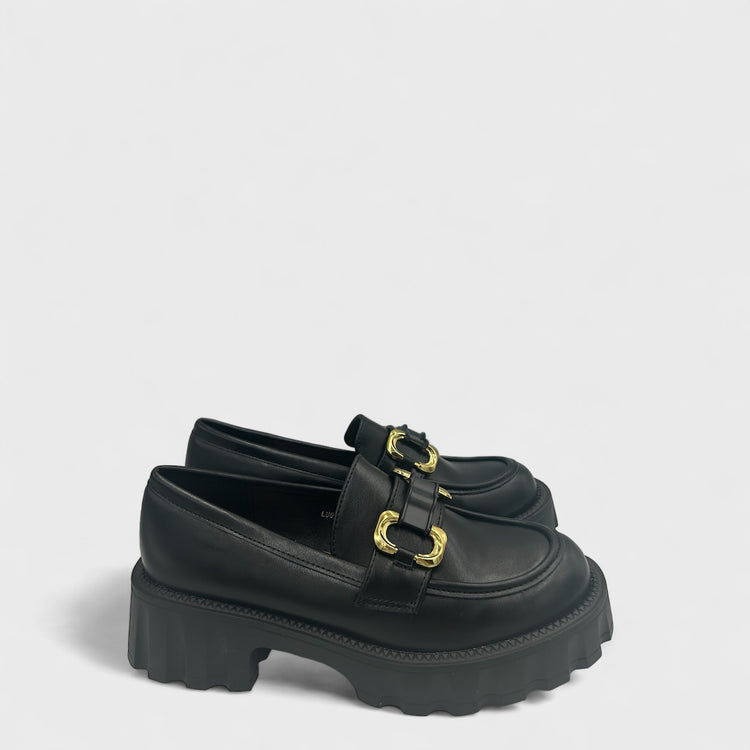 PANTOFI LOAFERS LILLY NEGRI