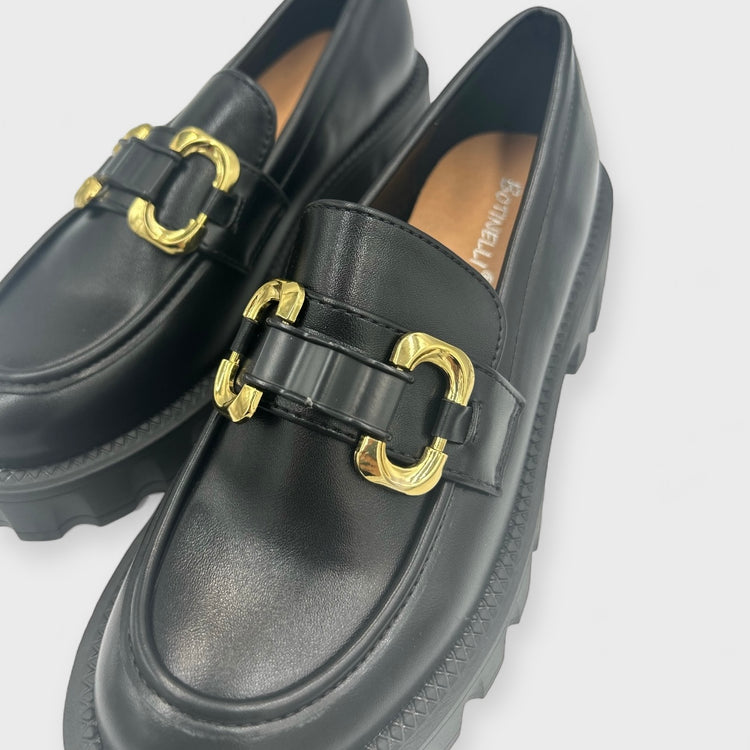 PANTOFI LOAFERS LILLY NEGRI