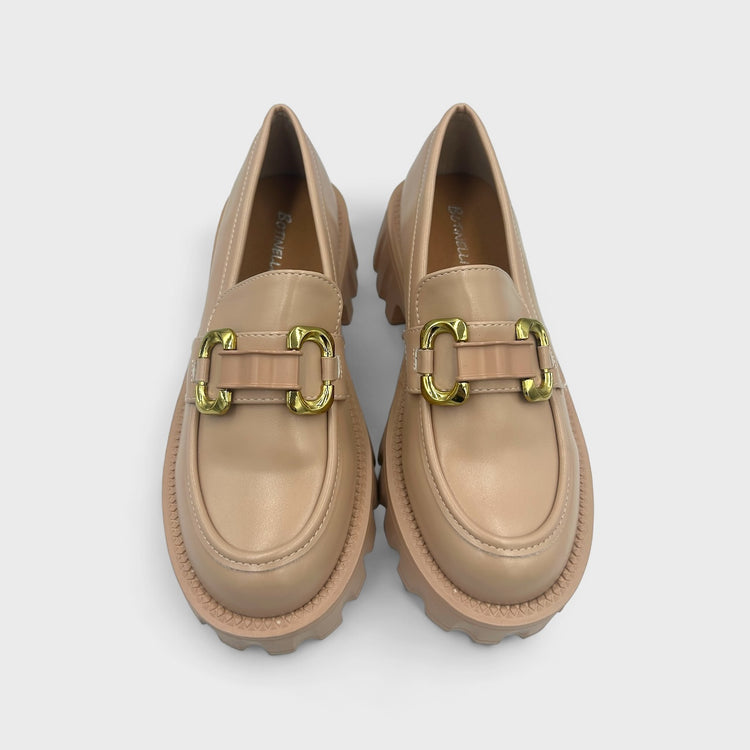 PANTOFI LOAFERS LILLY NUDE