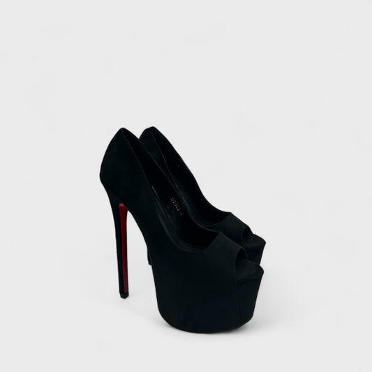 SANDALE HIGH NEGRE