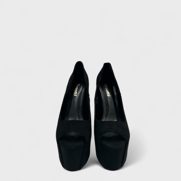 SANDALE HIGH NEGRE