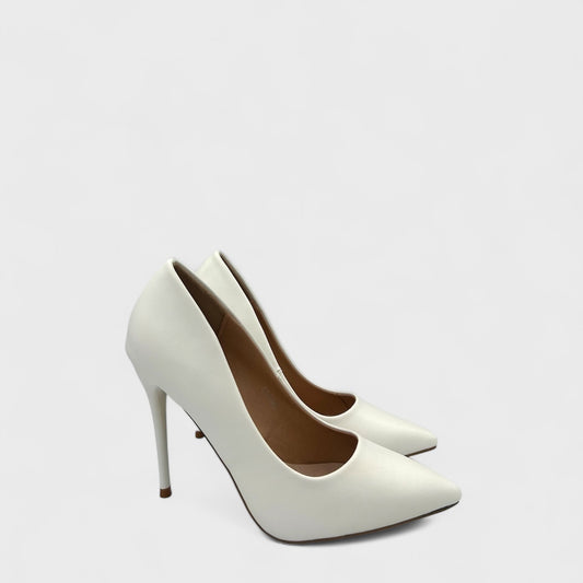 PANTOFI MATTE ALBI