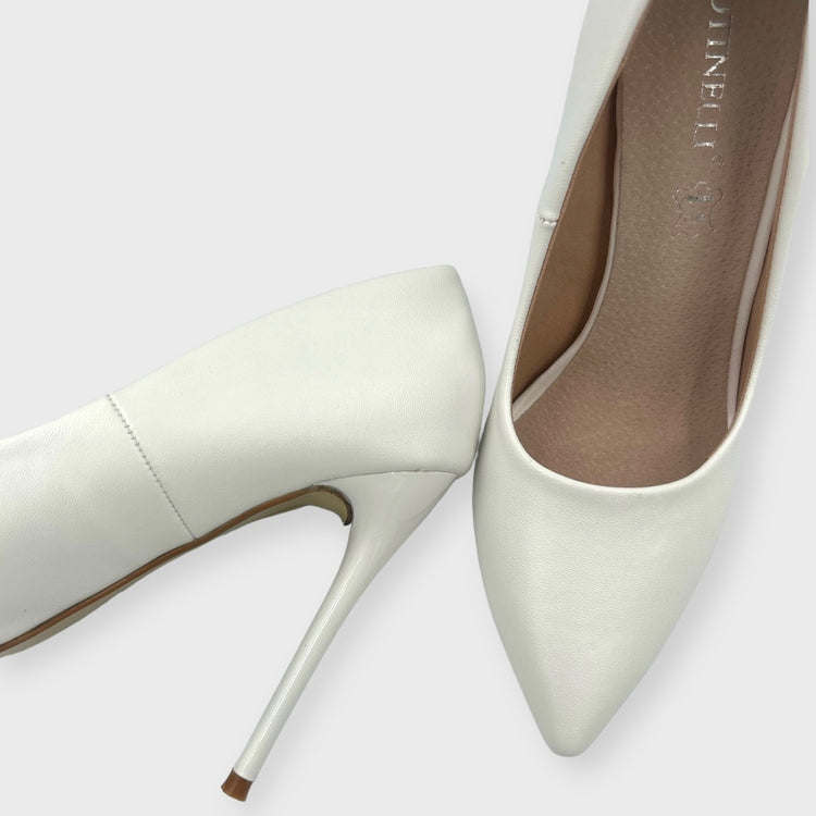 PANTOFI MATTE ALBI