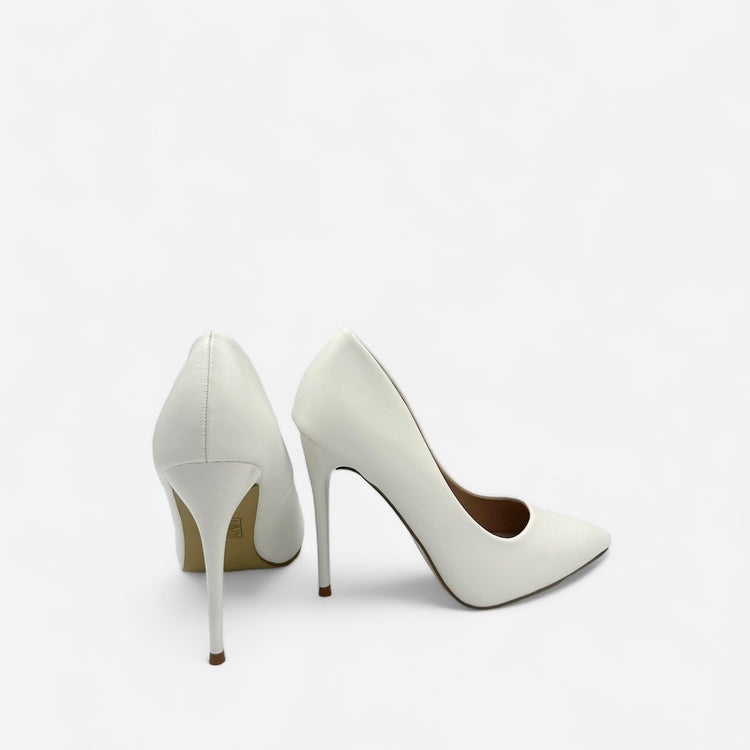 PANTOFI MATTE ALBI