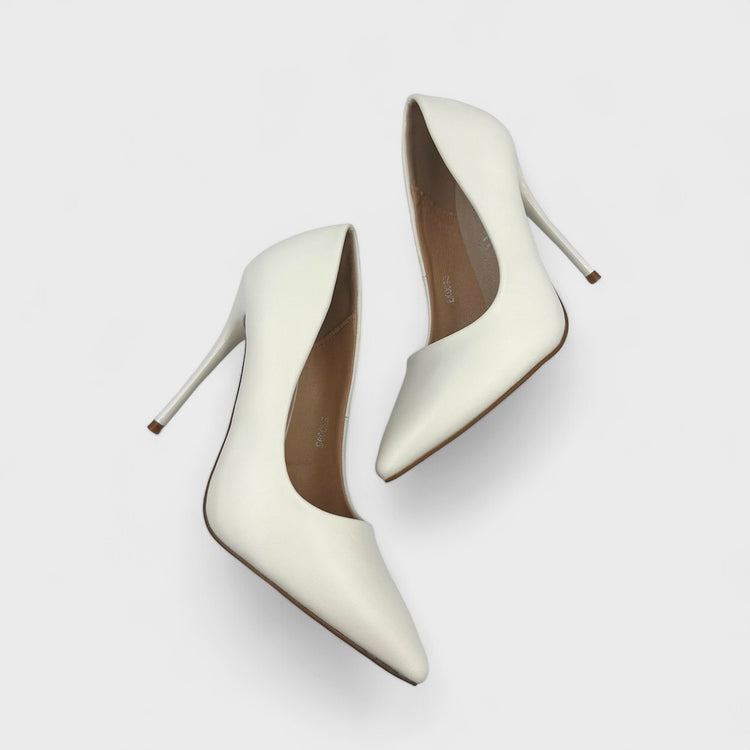 PANTOFI MATTE ALBI