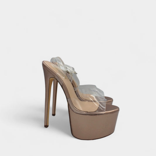 SANDALE HIGH BRONZ