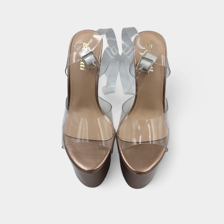 SANDALE HIGH BRONZ