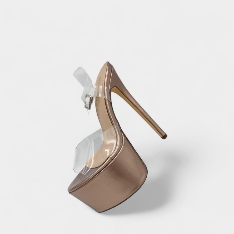 SANDALE HIGH BRONZ