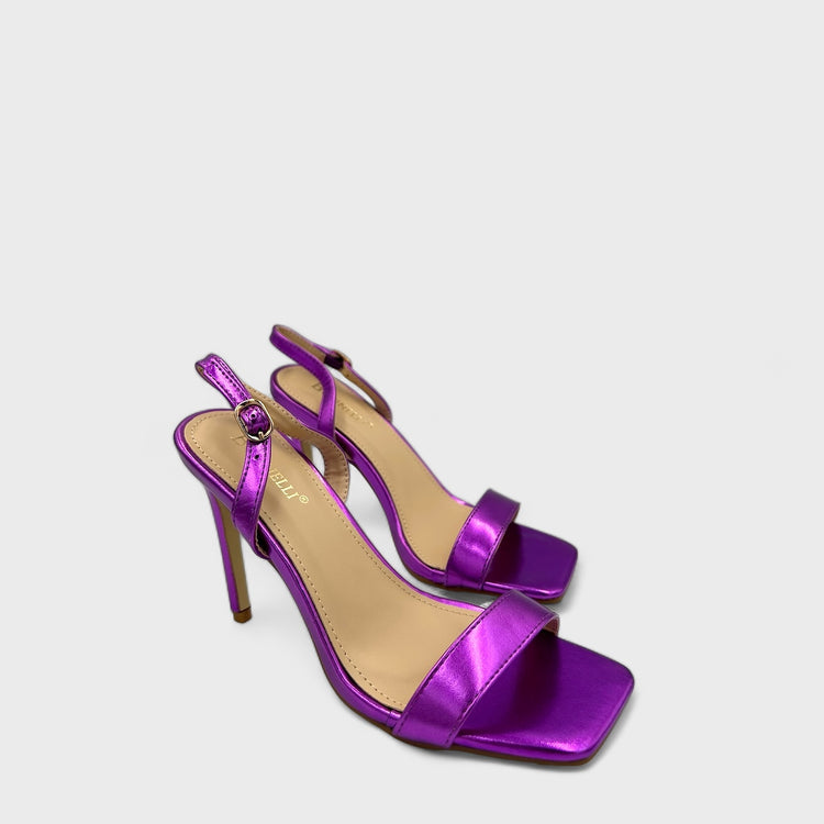 SANDALE CU TOC SLEEK MOV