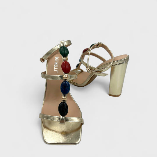 SANDALE CU TOC JENNIFER AURII