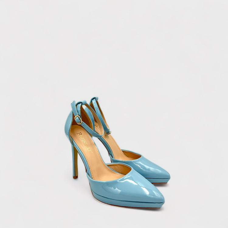 PANTOFI DOLL ALBASTRI