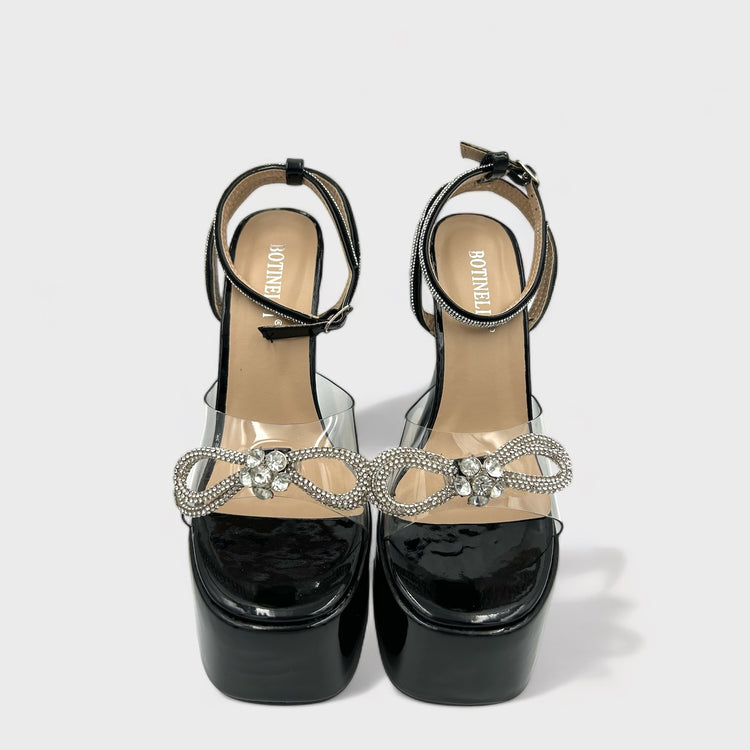 SANDALE CU TOC MARY NEGRI