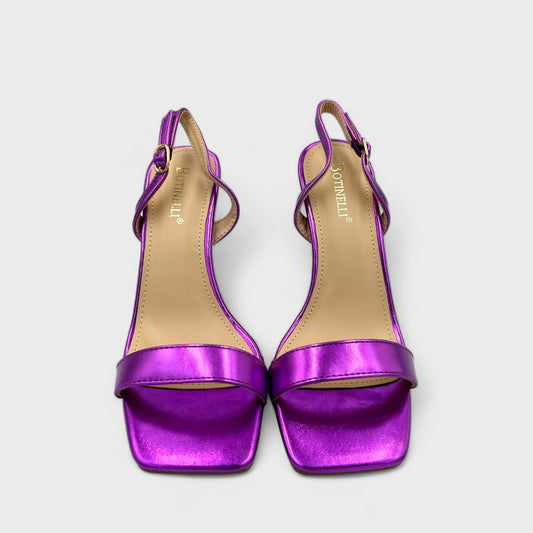 SANDALE CU TOC SLEEK MOV