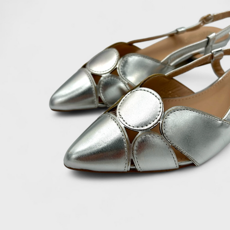 PANTOFI SHAPED ARGINTII