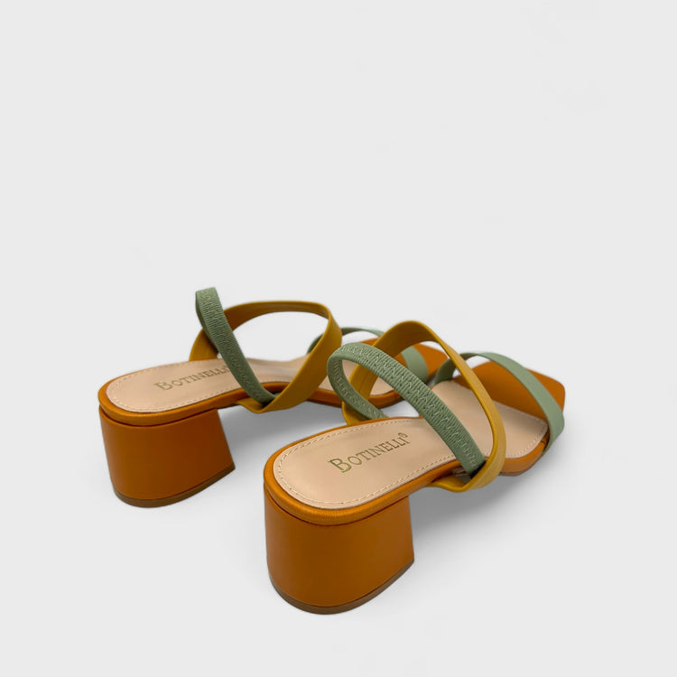 SANDALE CU TOC MIRI CAMEL
