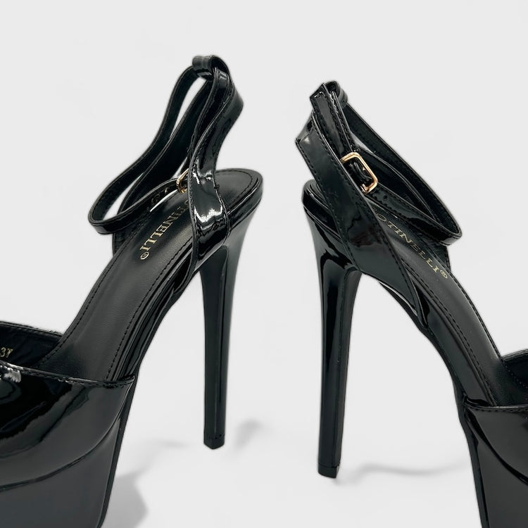 SANDALE CU TOC ZAHRA NEGRI