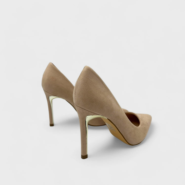 PANTOFI CU TOC JULY BEJ