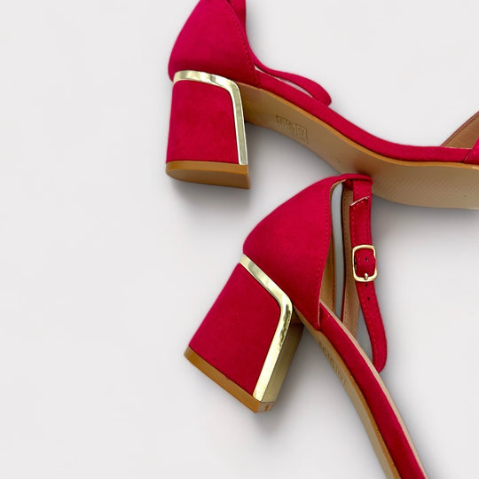 SANDALE CU TOC AYDA FUCHSIA