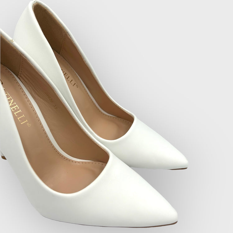PANTOFI SHINE ALBI