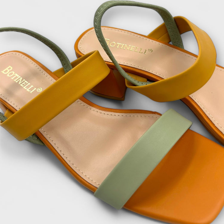 SANDALE CU TOC MIRI CAMEL