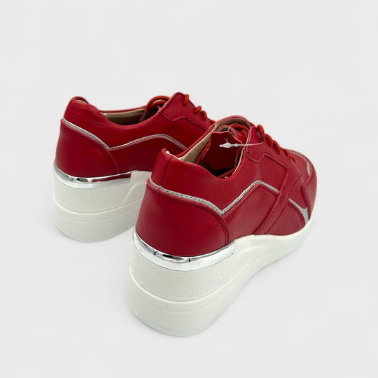SNEAKERS WEDGE ROSII