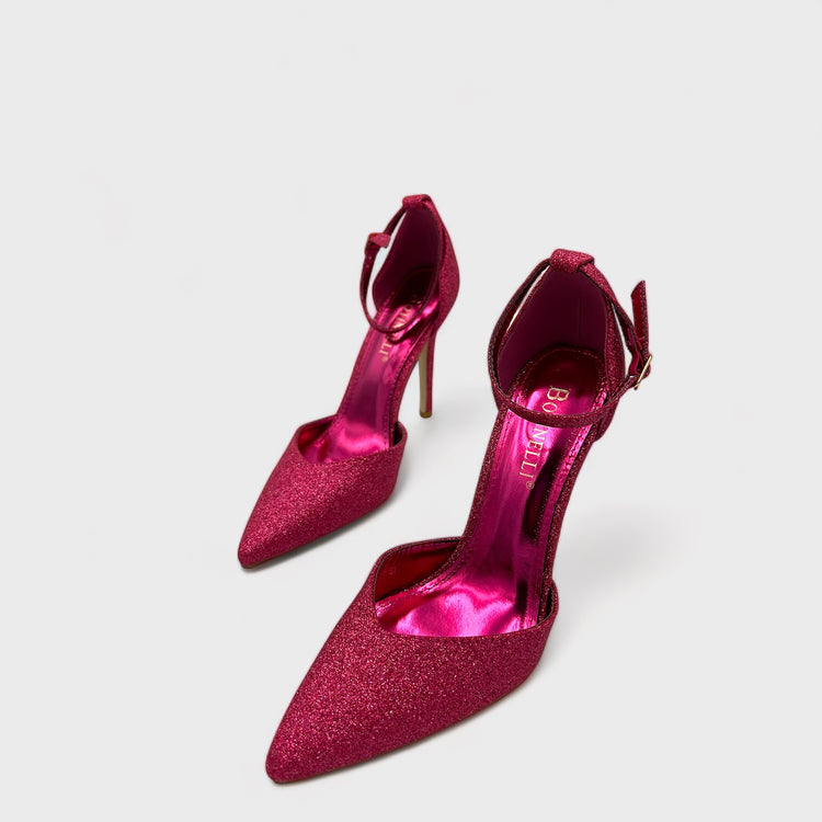 PANTOFI CU TOC JESSI FUCHSIA