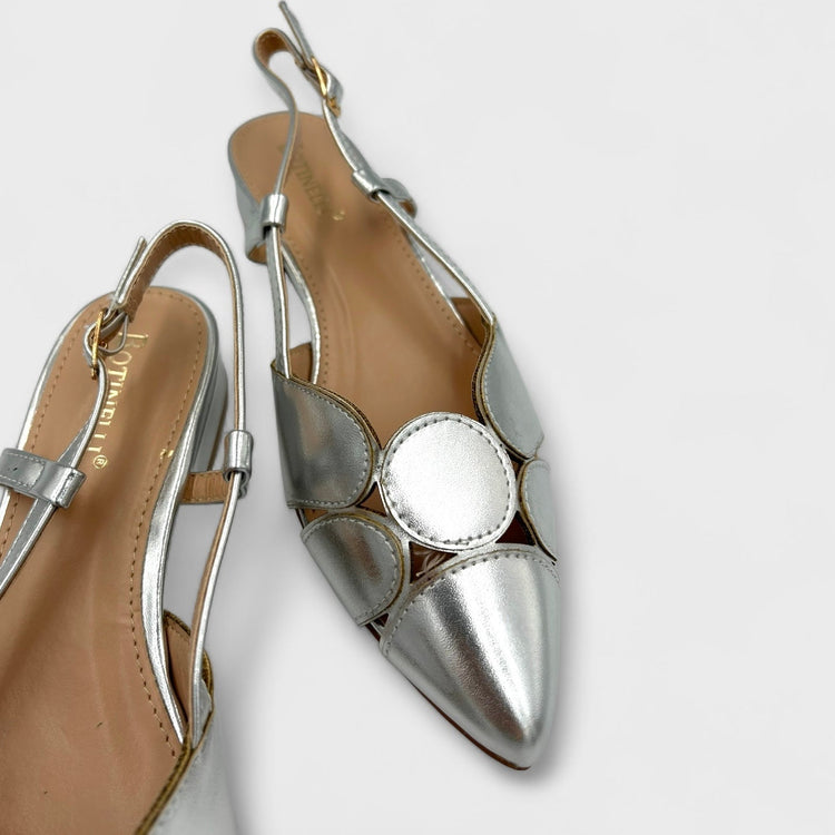 PANTOFI SHAPED ARGINTII