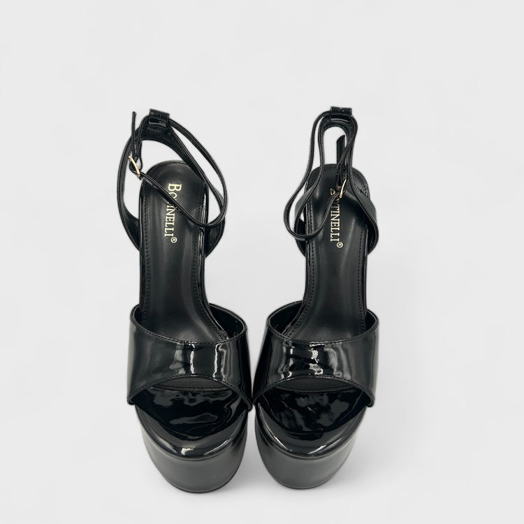 SANDALE CU TOC ZAHRA NEGRI