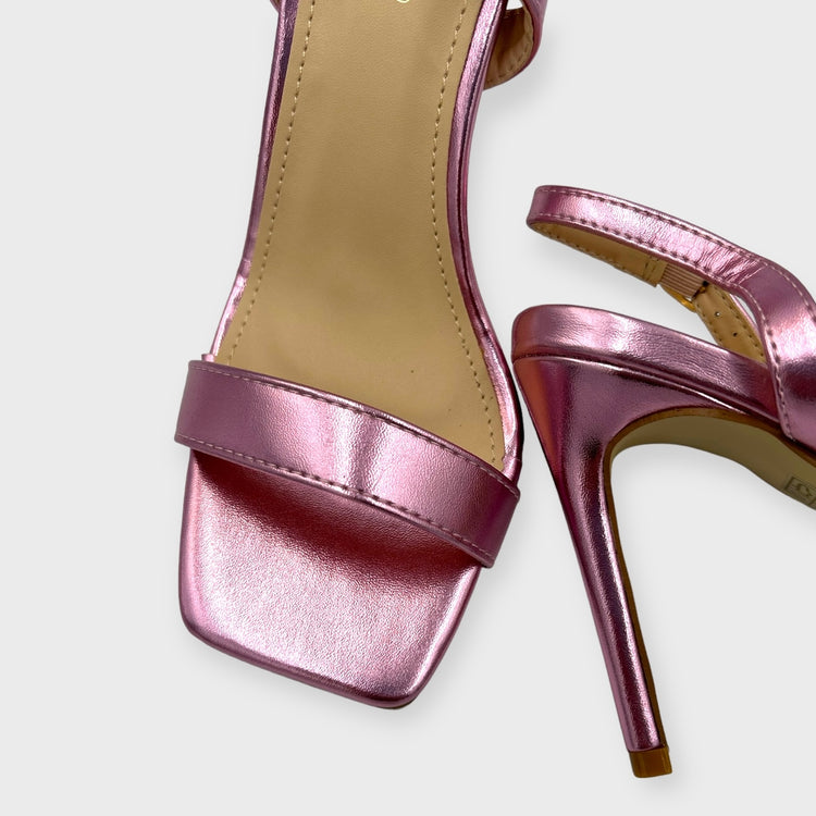 SANDALE CU TOC SLEEK MOV