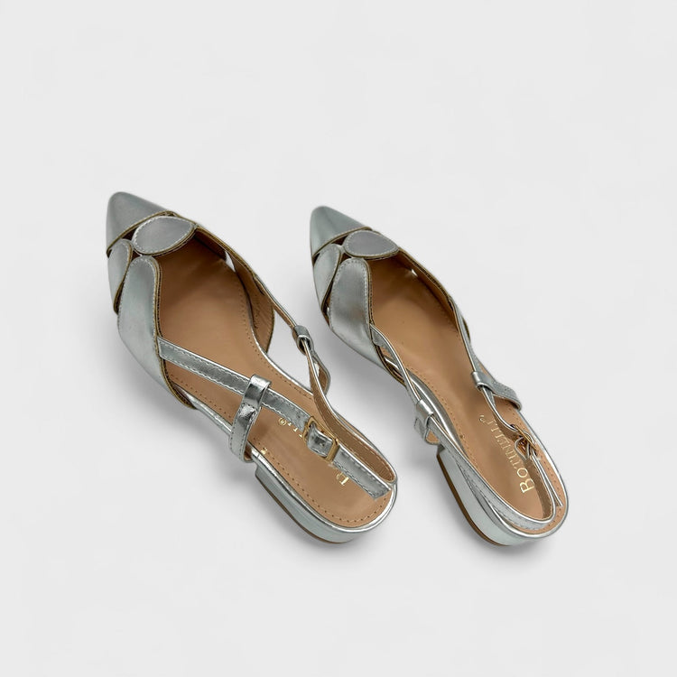 PANTOFI SHAPED ARGINTII