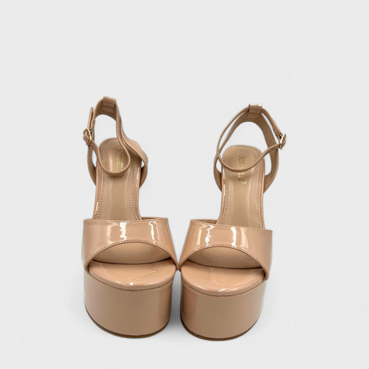 SANDALE CU TOC ZAHRA BEJ