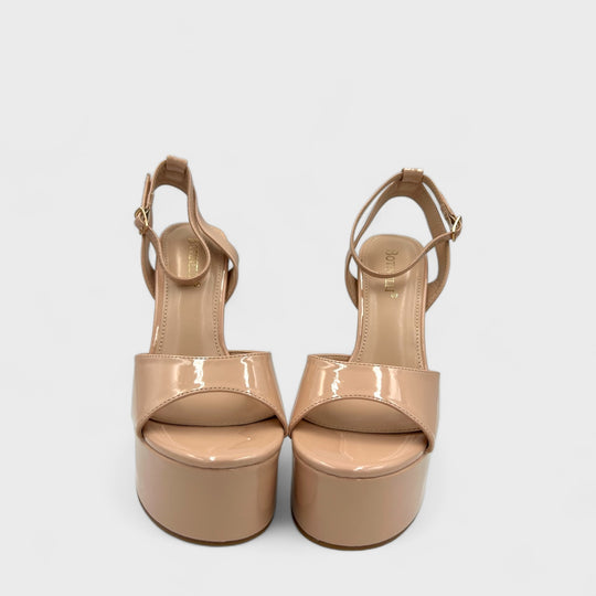 SANDALE CU TOC ZAHRA BEJ