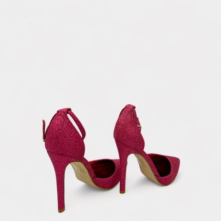 PANTOFI CU TOC JESSI FUCHSIA