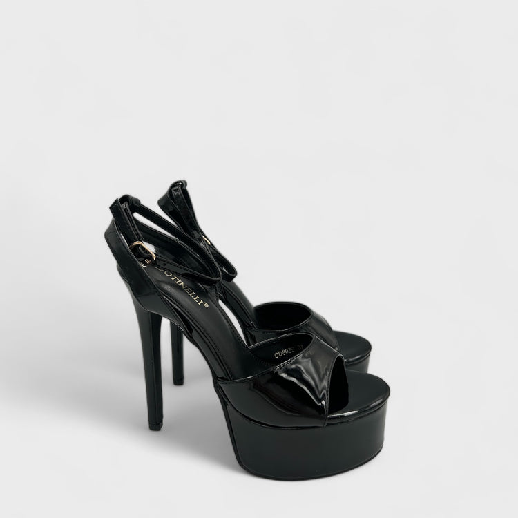 SANDALE CU TOC ZAHRA NEGRI