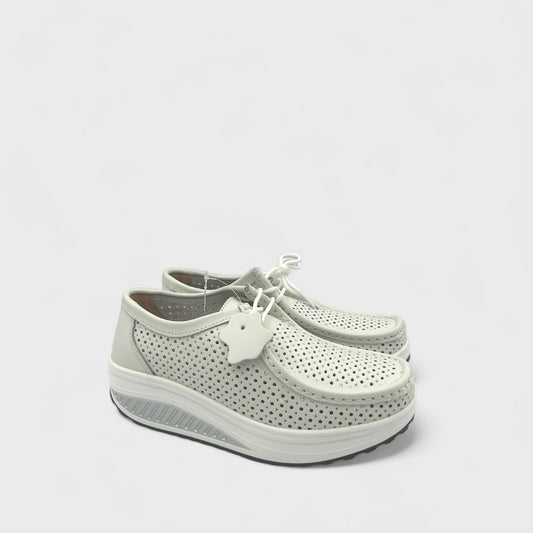 PANTOFI GINA ALBI