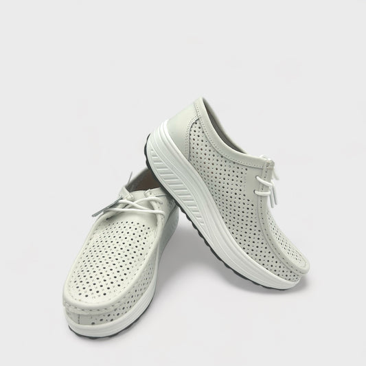 PANTOFI GINA ALBI