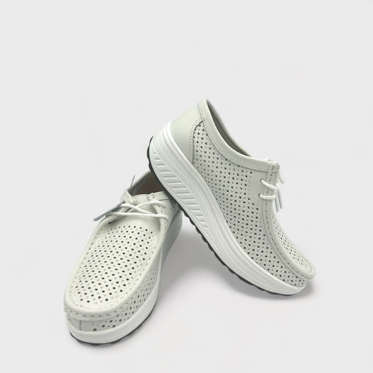 PANTOFI GINA ALBI